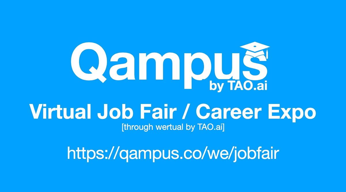#Qampus Virtual Job Fair\/Career Expo #College #University Event#DC