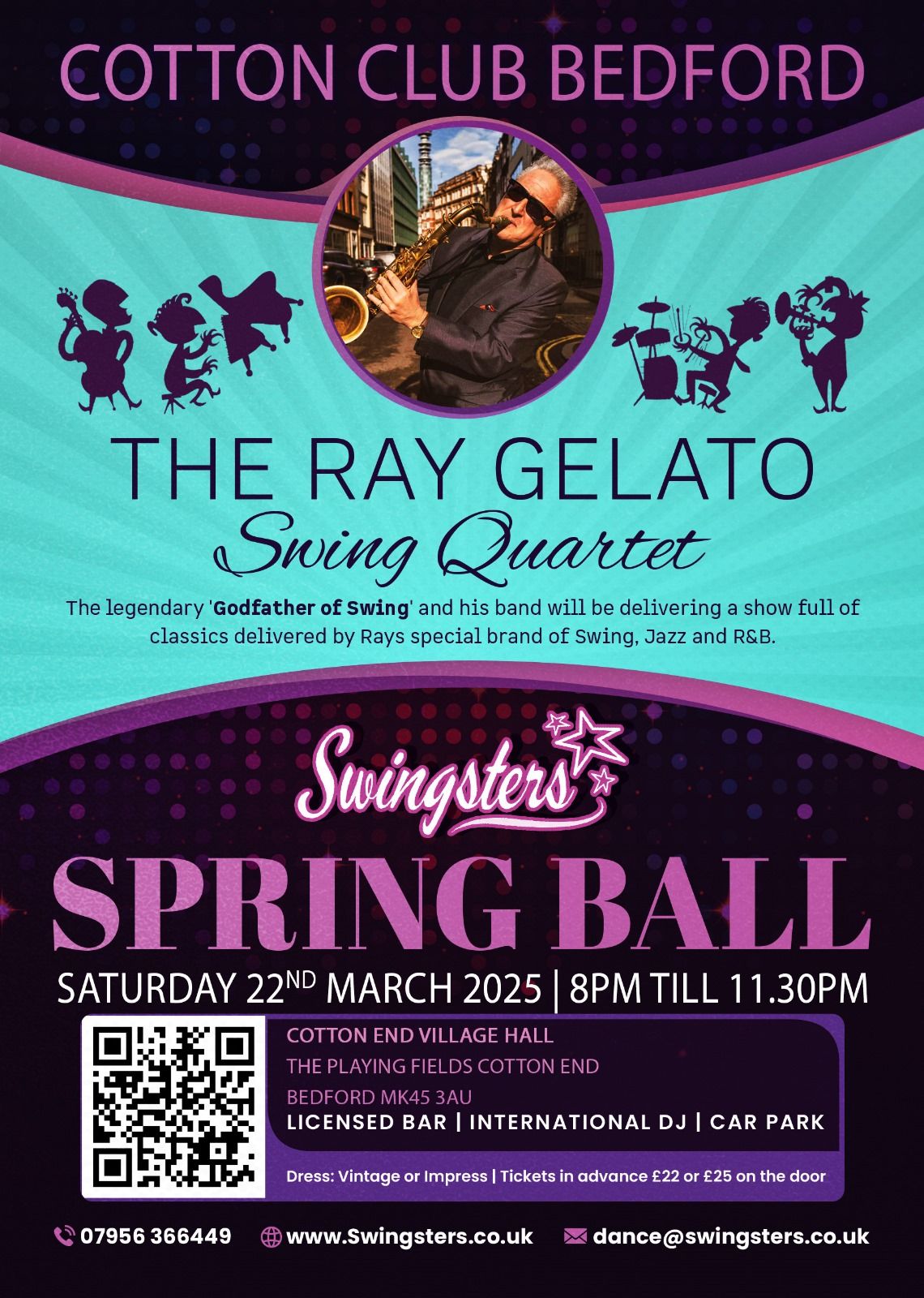 The Cotton Club Spring Ball 2025 - The Ray Gelato Swing Quartet