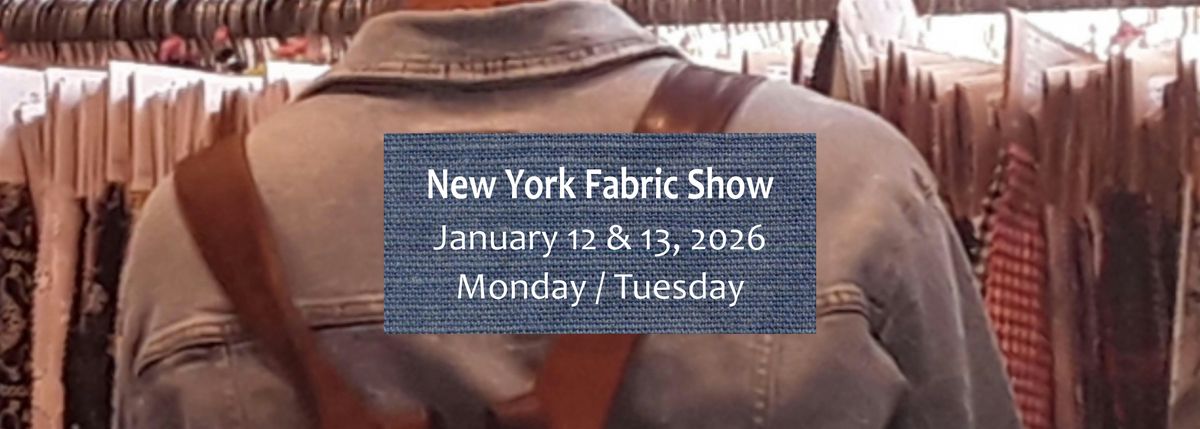 New York Fabric Show January 2026