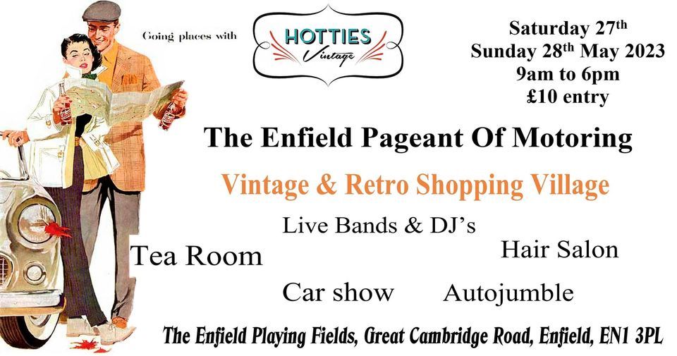 Vintage Village at the Enfield Pageant of Motoring 