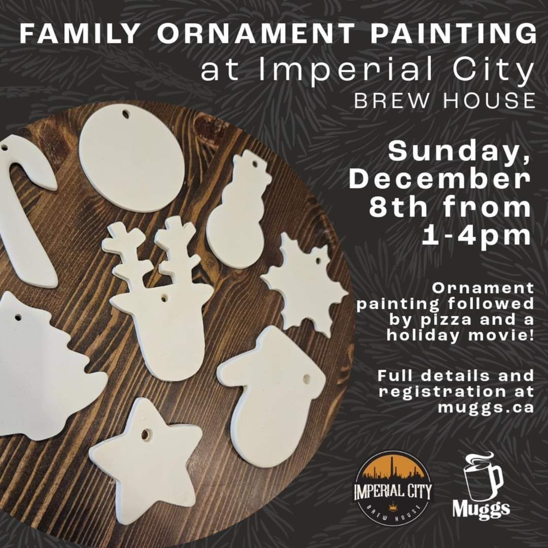 Family Ornament Painting & Movie Day