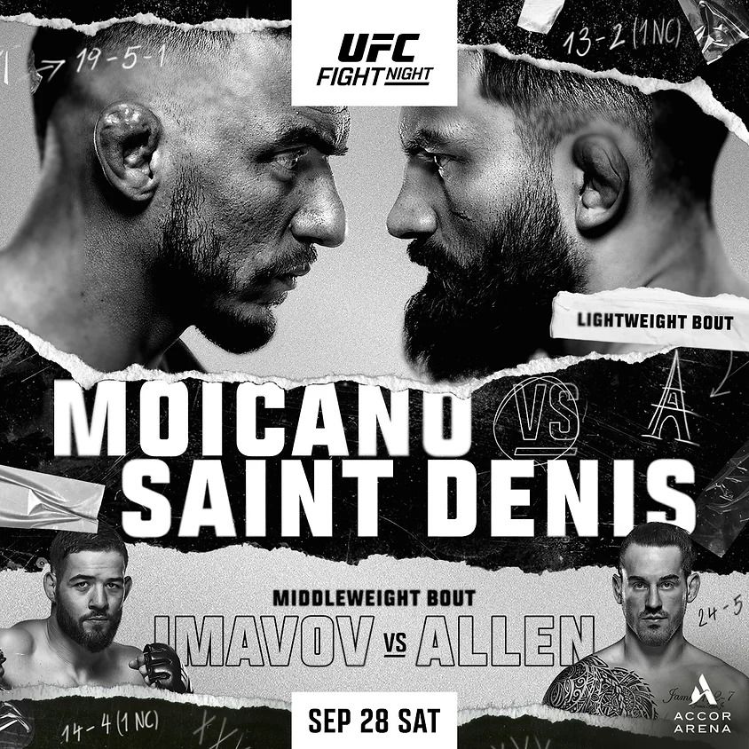 \ud83e\udd4a UFC FIGHT NIGHT: MOICANO vs SAINT DENIS