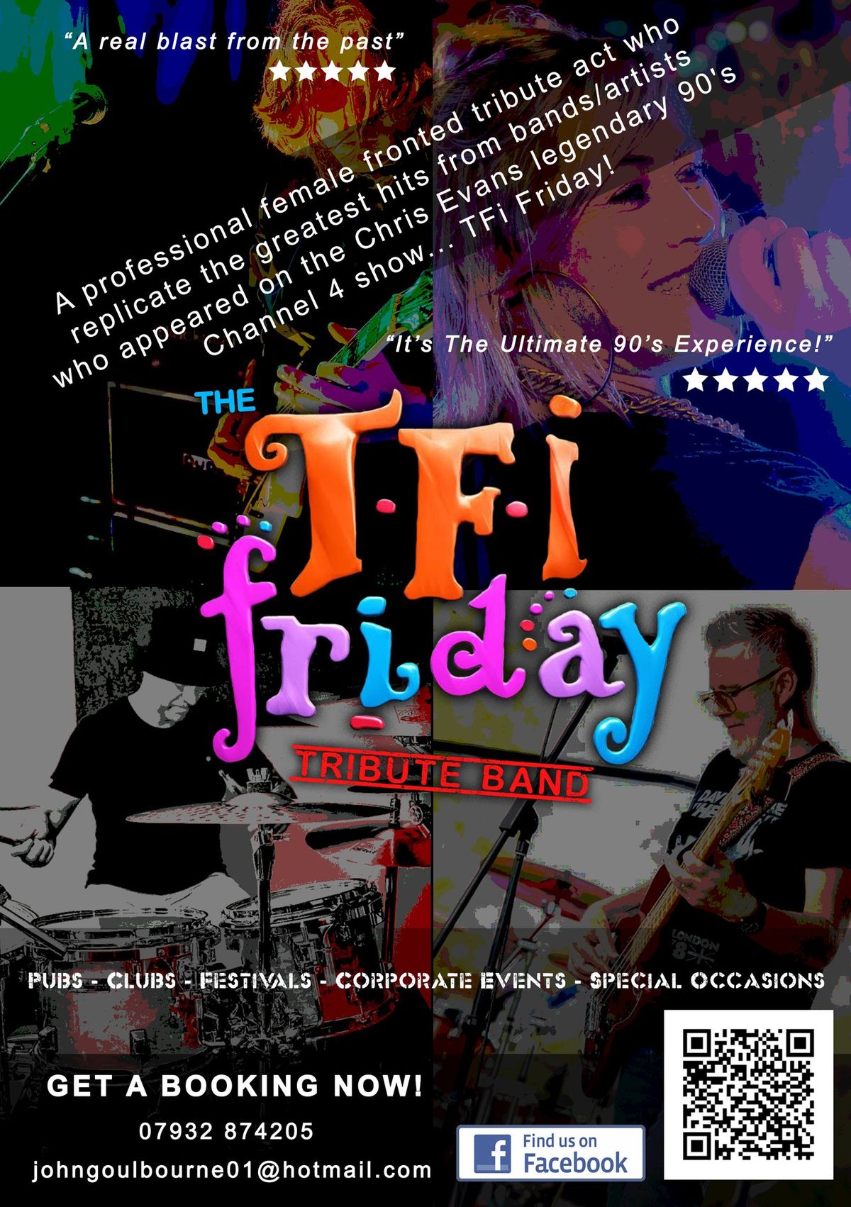The TFl Friday Tribute Band at Kinson Conservative Club