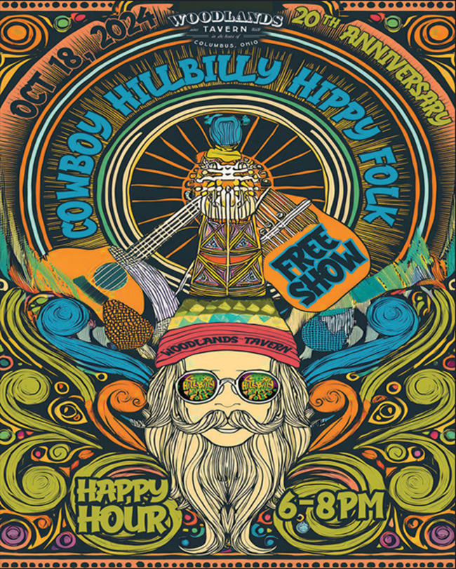 Happy Hour w\/ Cowboy Hillbilly Hippy Folk - 20th anniversary show -