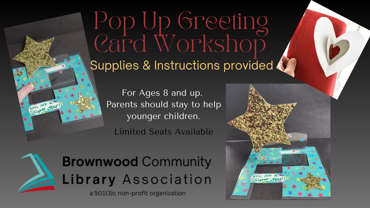 \ud83c\udf84\u2728 Holiday Pop-Up Card Workshop \ud83c\udfa8\ud83c\udf81