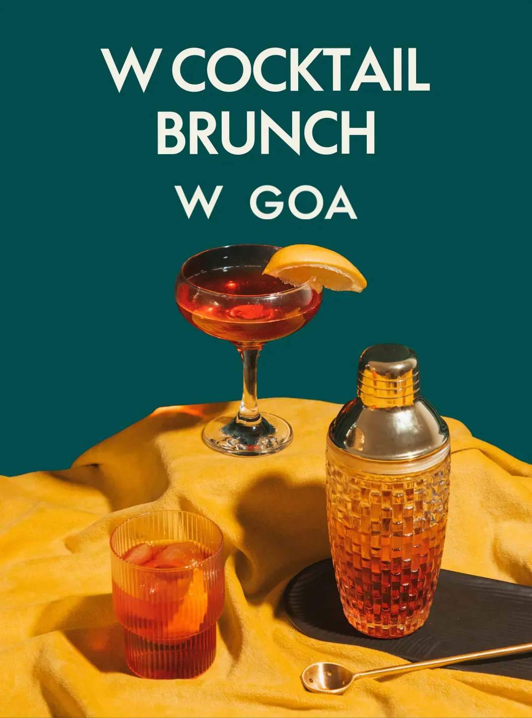 W Cocktail Brunch Experiences and Music event Tickets Goa