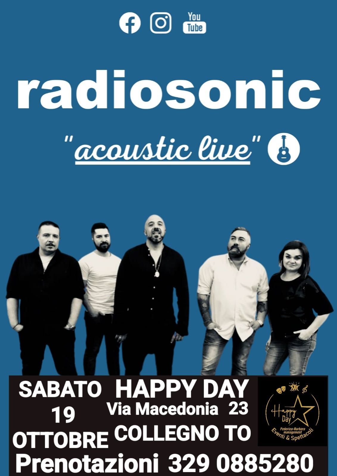 @Radiosonic acoustic live @Happy Day 