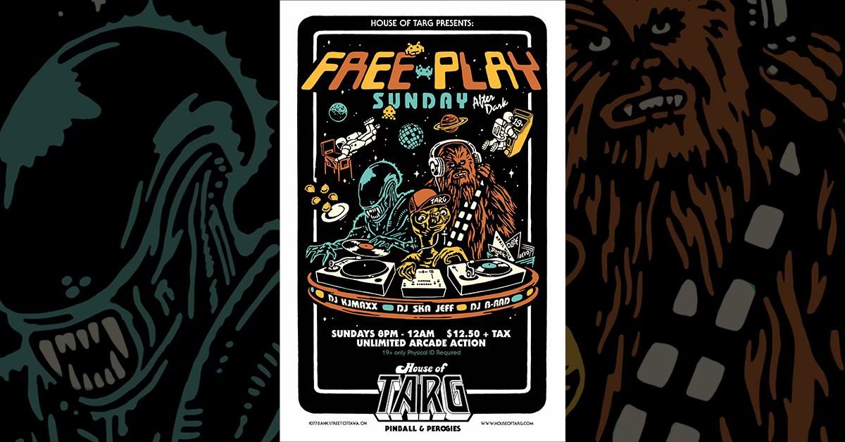 FREE-PLAY SUNDAY: After Dark! 8pm-12am