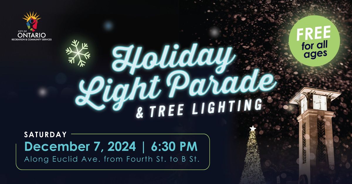 Ontario Holiday Light Parade & Tree Lighting 