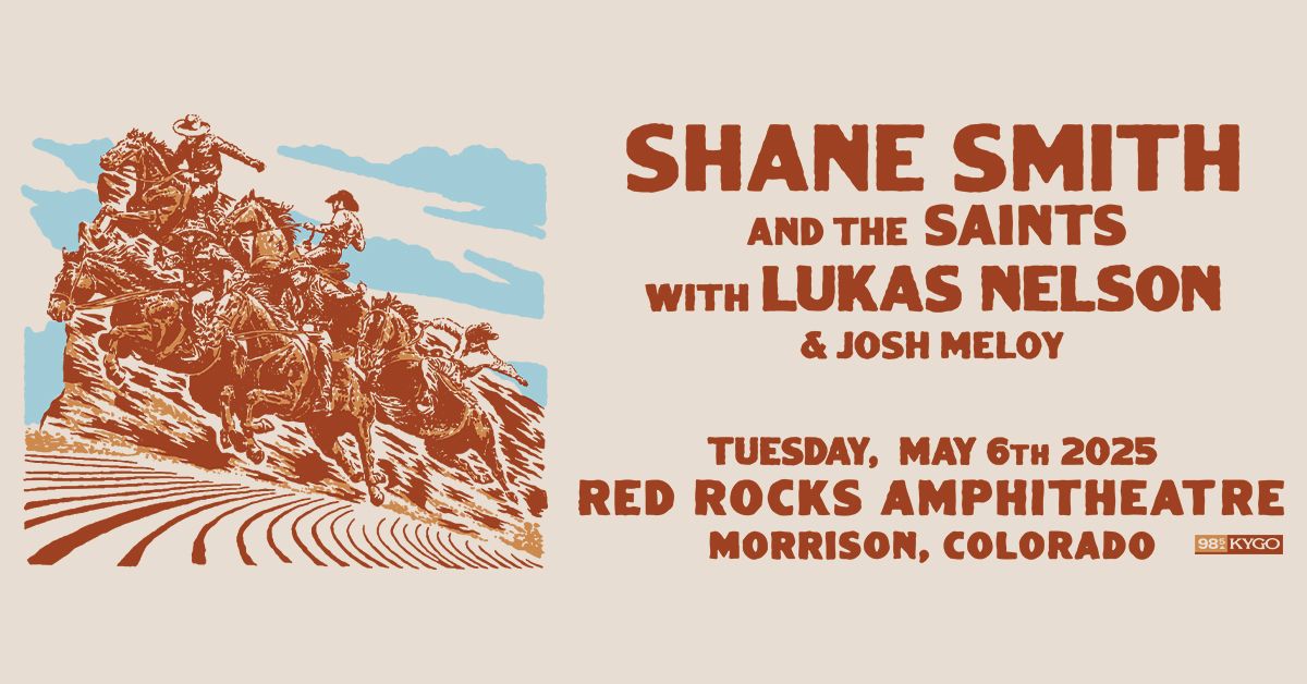 Shane Smith And The Saints | Red Rocks | with Lukas Nelson & Josh Meloy