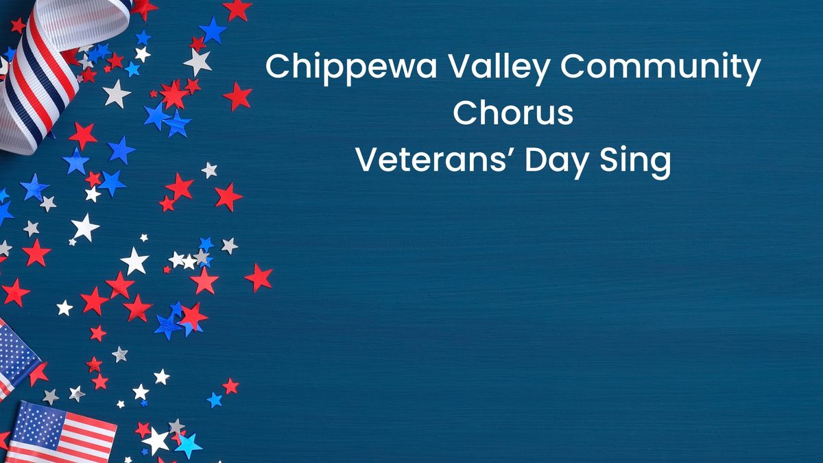 CVCC Veterans' Day Sing