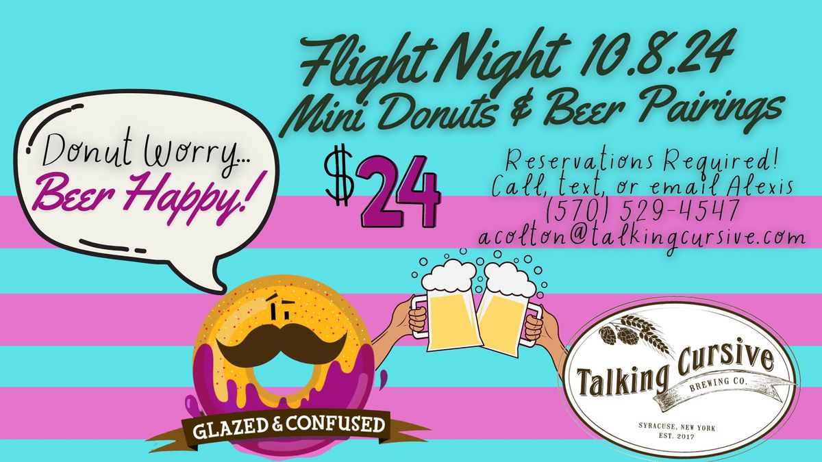 FLIGHT NIGHT: Mini Donuts & Beer Pairings