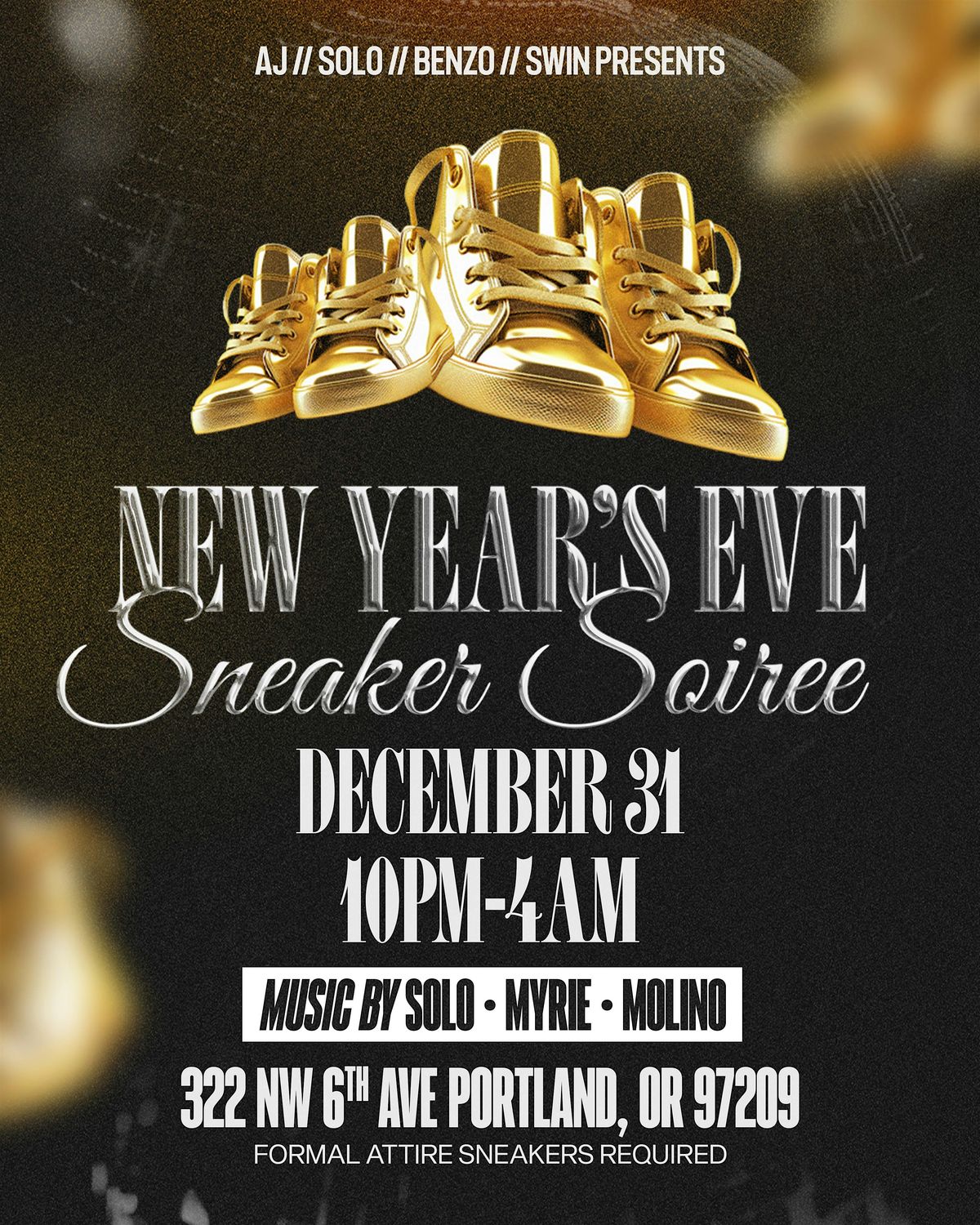 NYE SNEAKER SOIR\u00c9E