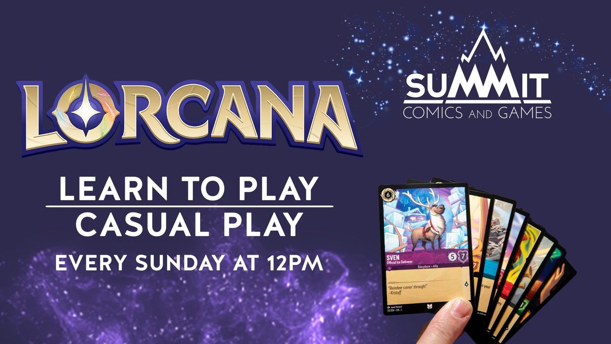 Lorcana Organized Play Event