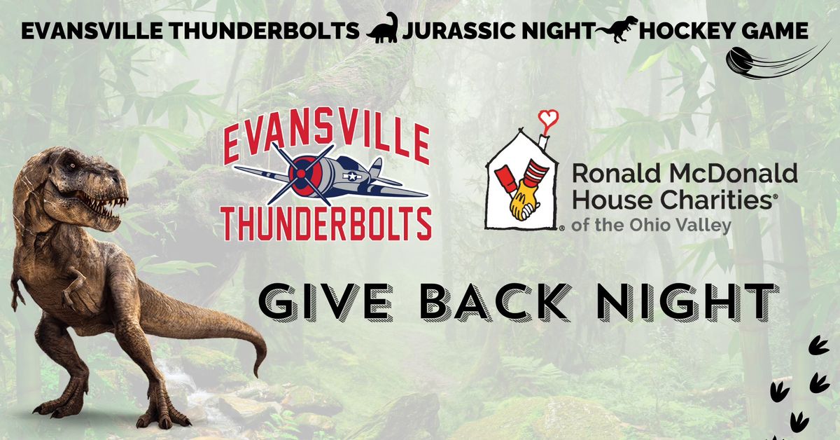 Evansville Thunderbolts Give Back Night