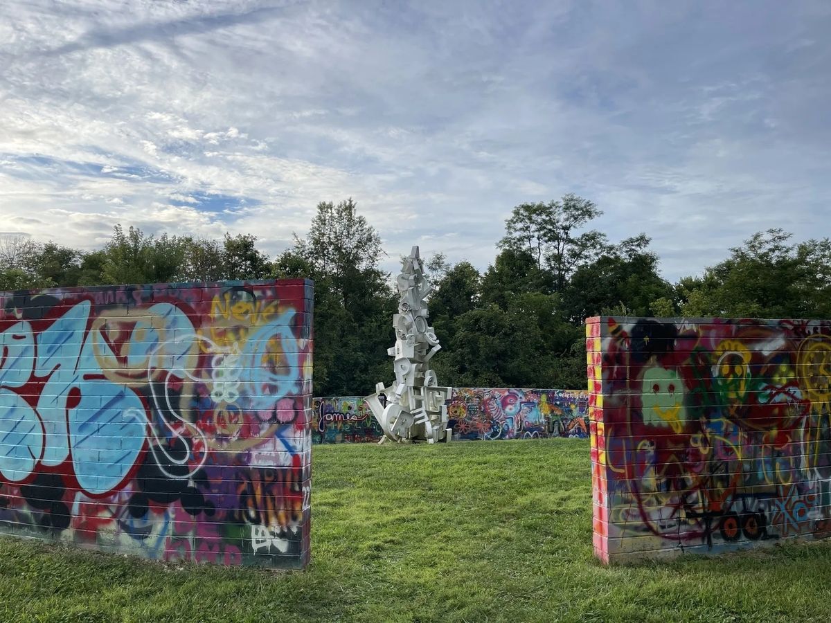 Walk and Play with Red Oaks at Josephine Sculpture Park