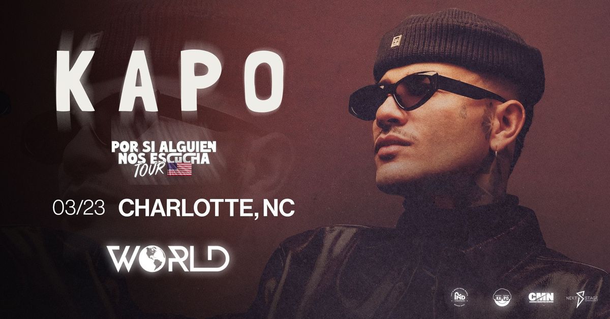 KAPO Por Si Alguien Nos Escucha Tour - Charlotte NC 