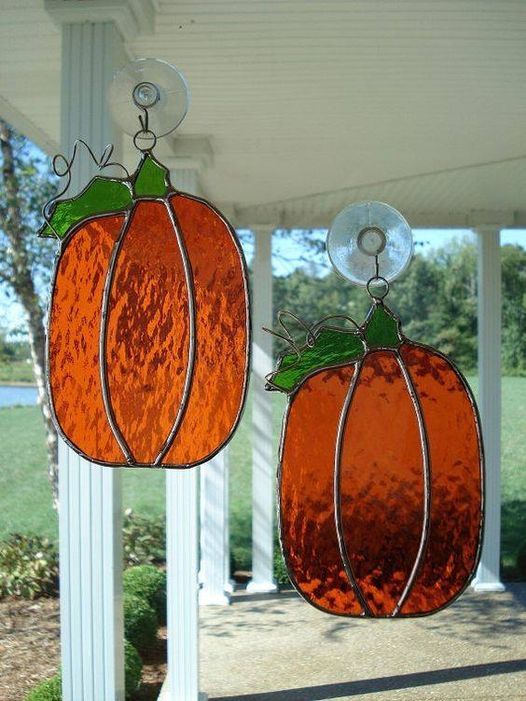 Fall Pumpkin Stained Glass Class (pt. 1)