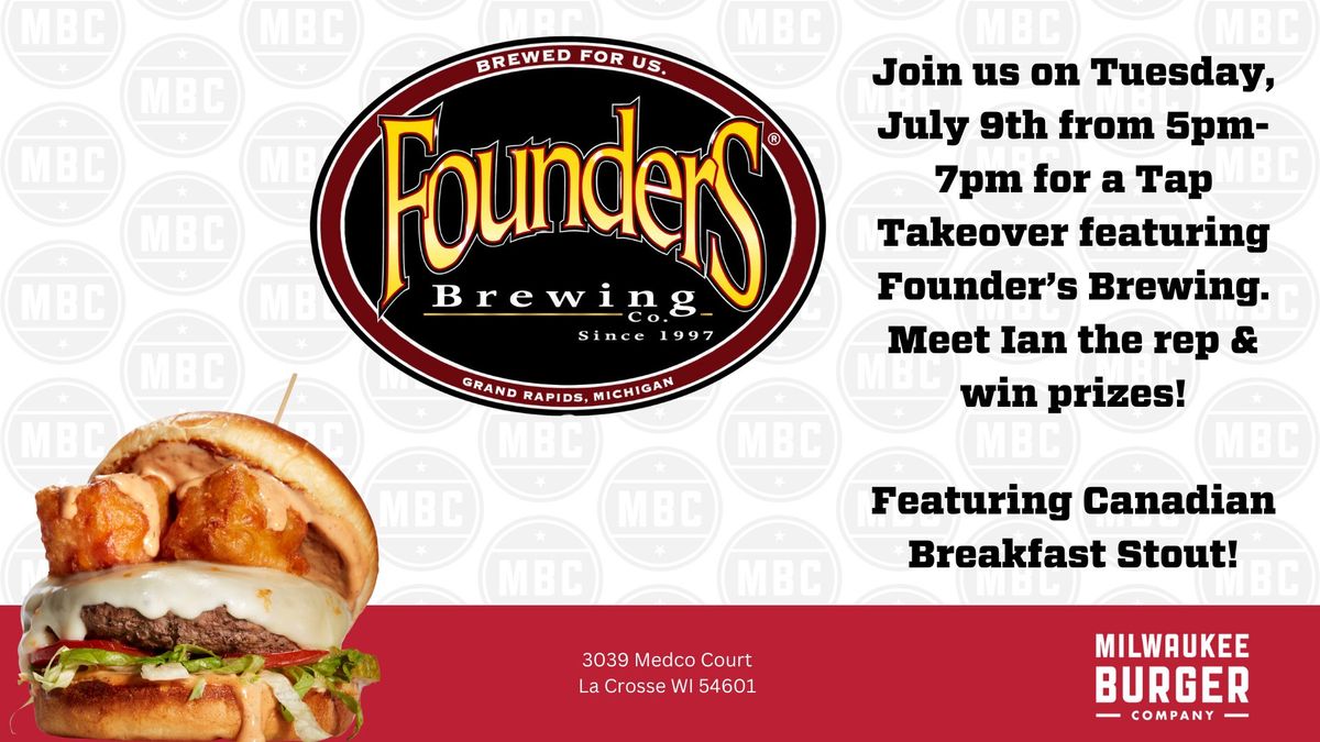 Founder's Brewing Tap Takeover!