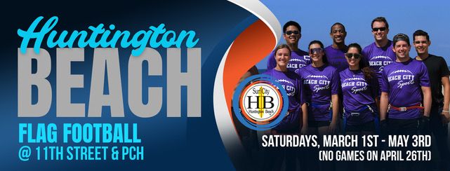 Saturday Huntington Beach Flag Football : Starting March 1st!