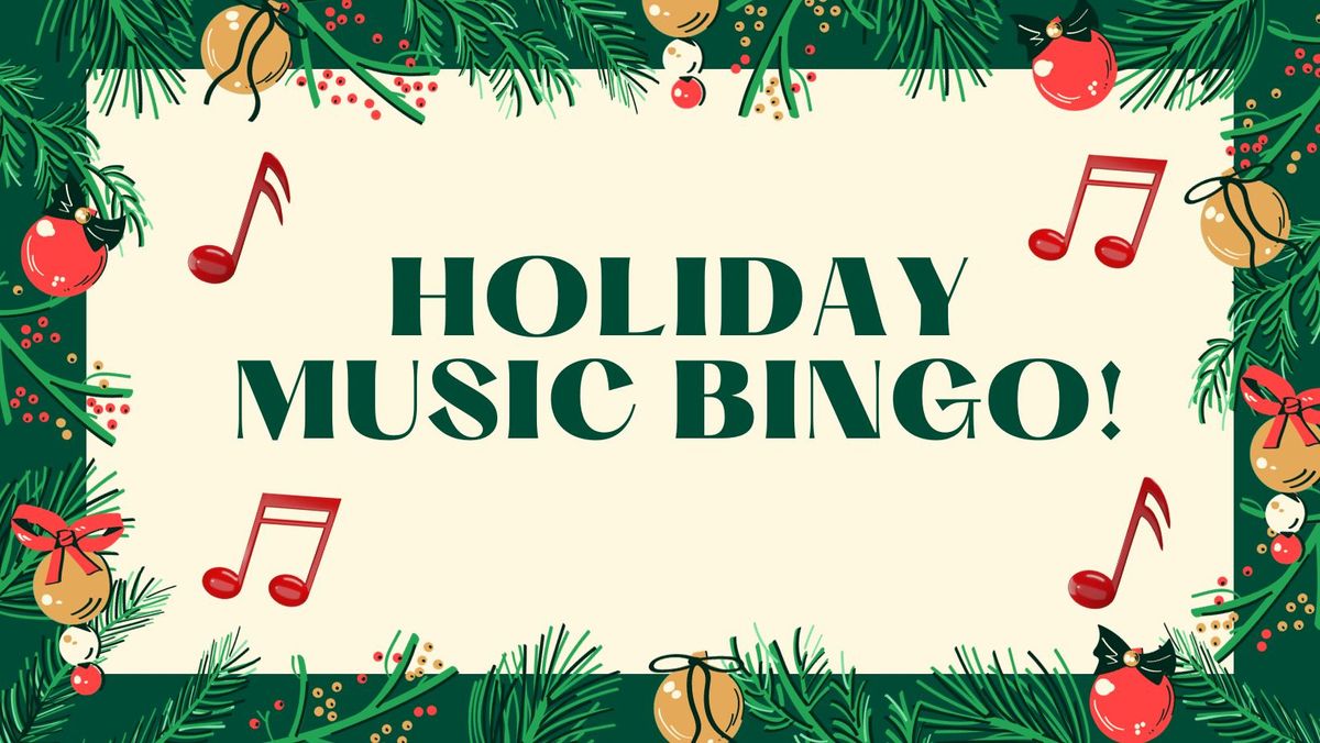 Pajama Holiday Music Bingo!