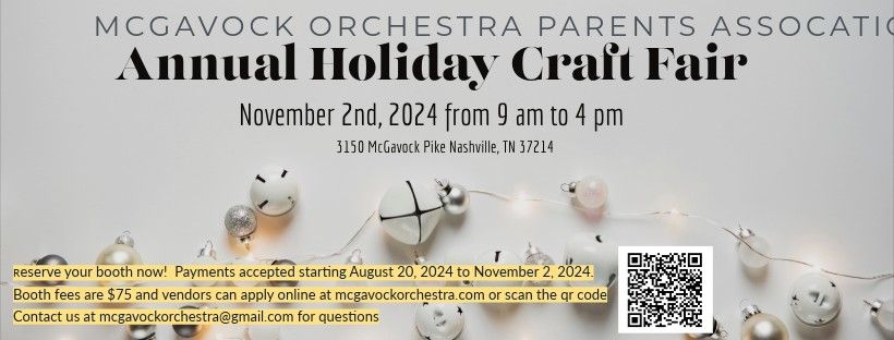 Annual Holiday Craft Fair