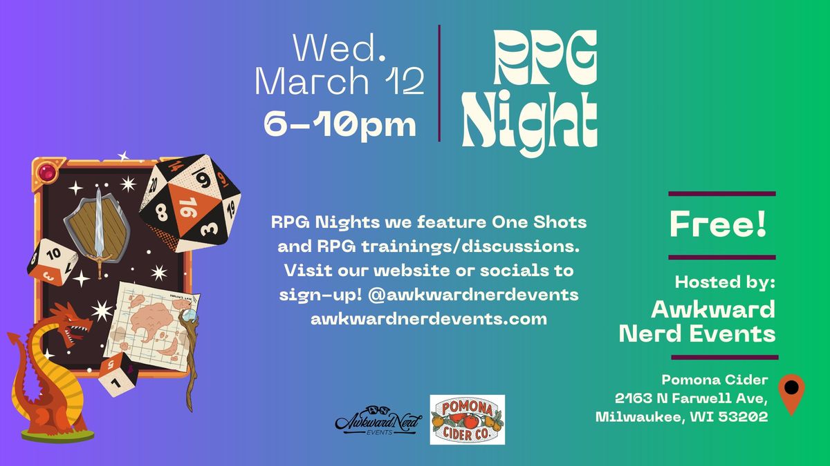 RPG Night - March 12