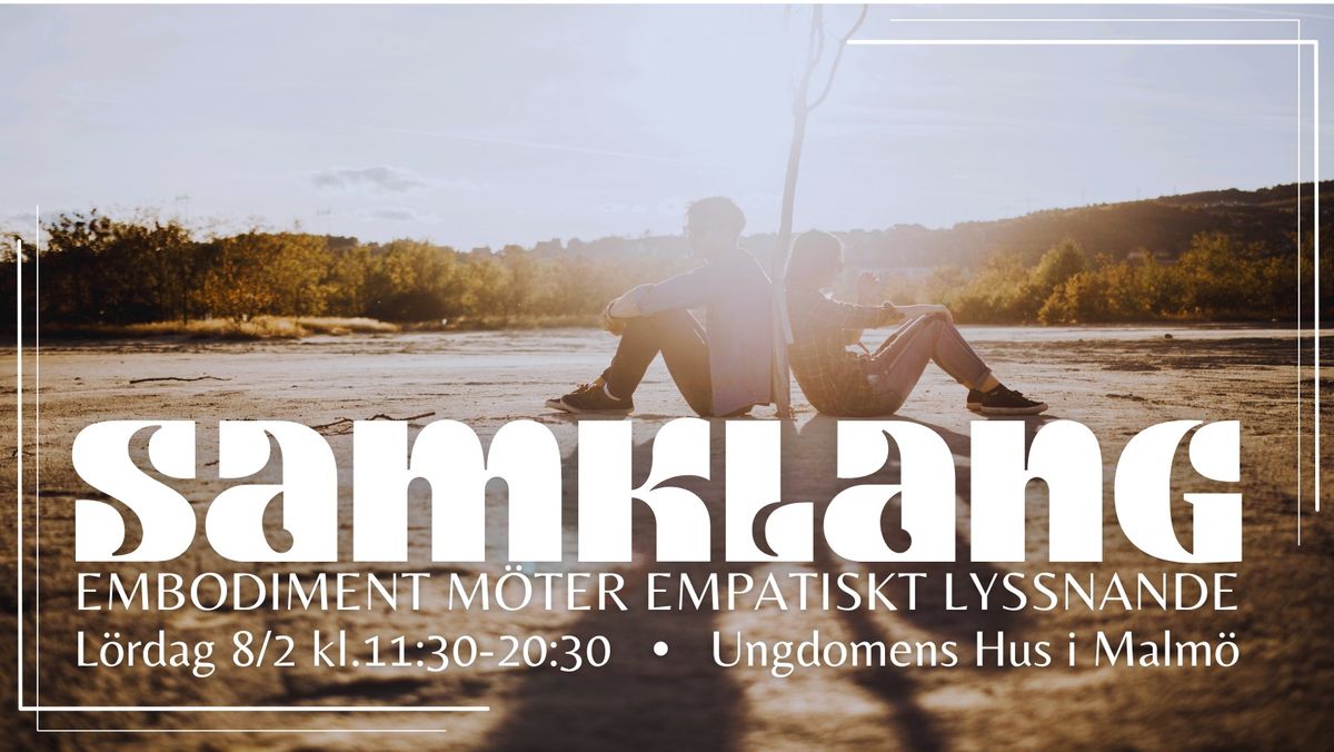 SAMKLANG - embodiment m\u00f6ter empatiskt lyssnande