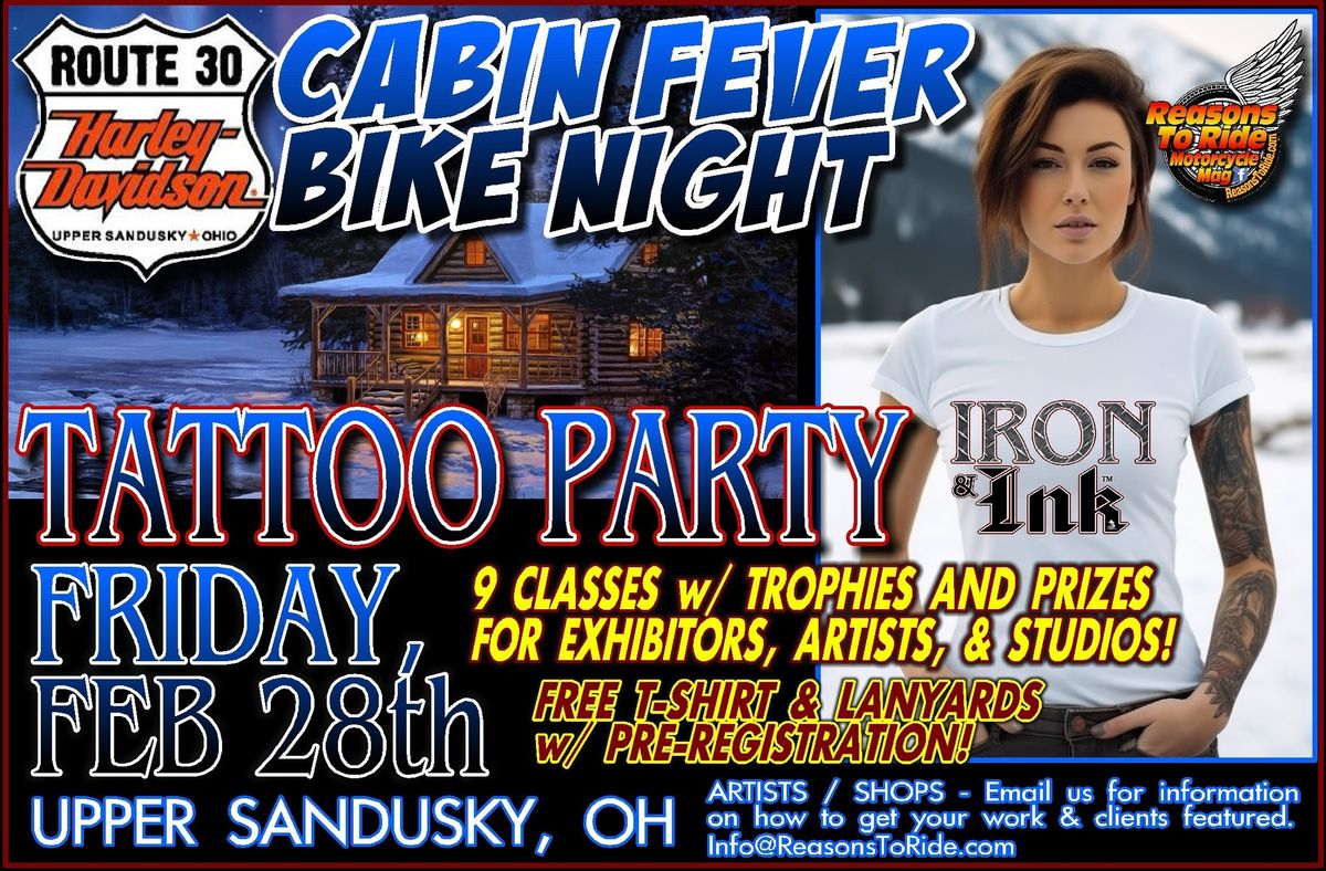 Iron & Ink Tattoo Party at Route 30 Harley-Davidson