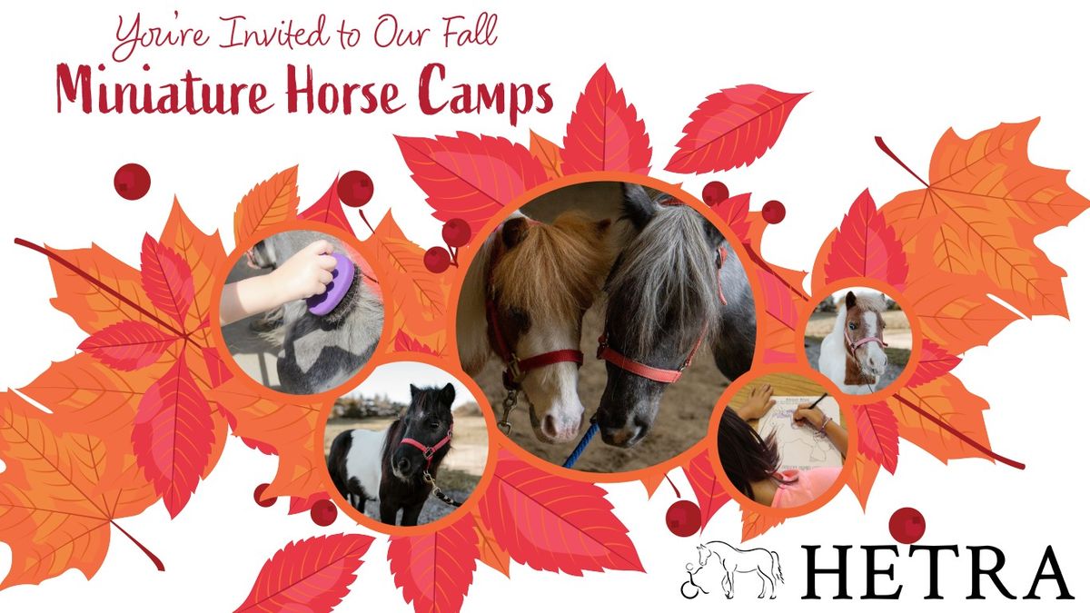 Miniature Horse Camp for Kids!