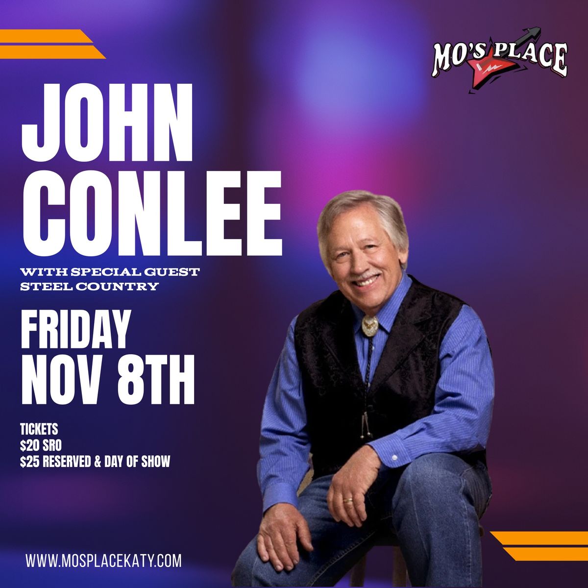 John Conlee with Steel Country