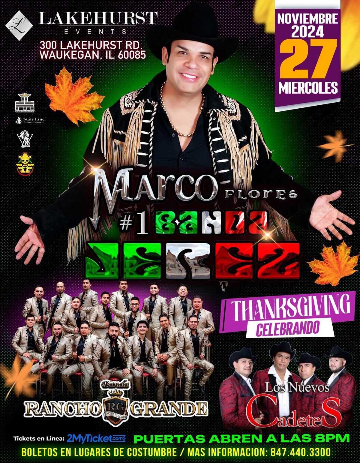 Marco Flores y #1 Banda Jerez en Lakehurst