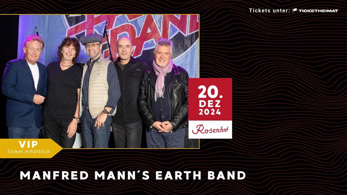 Manfred Mann's Earth Band \u2022 20.12.2024 \u2022 Rosenhof