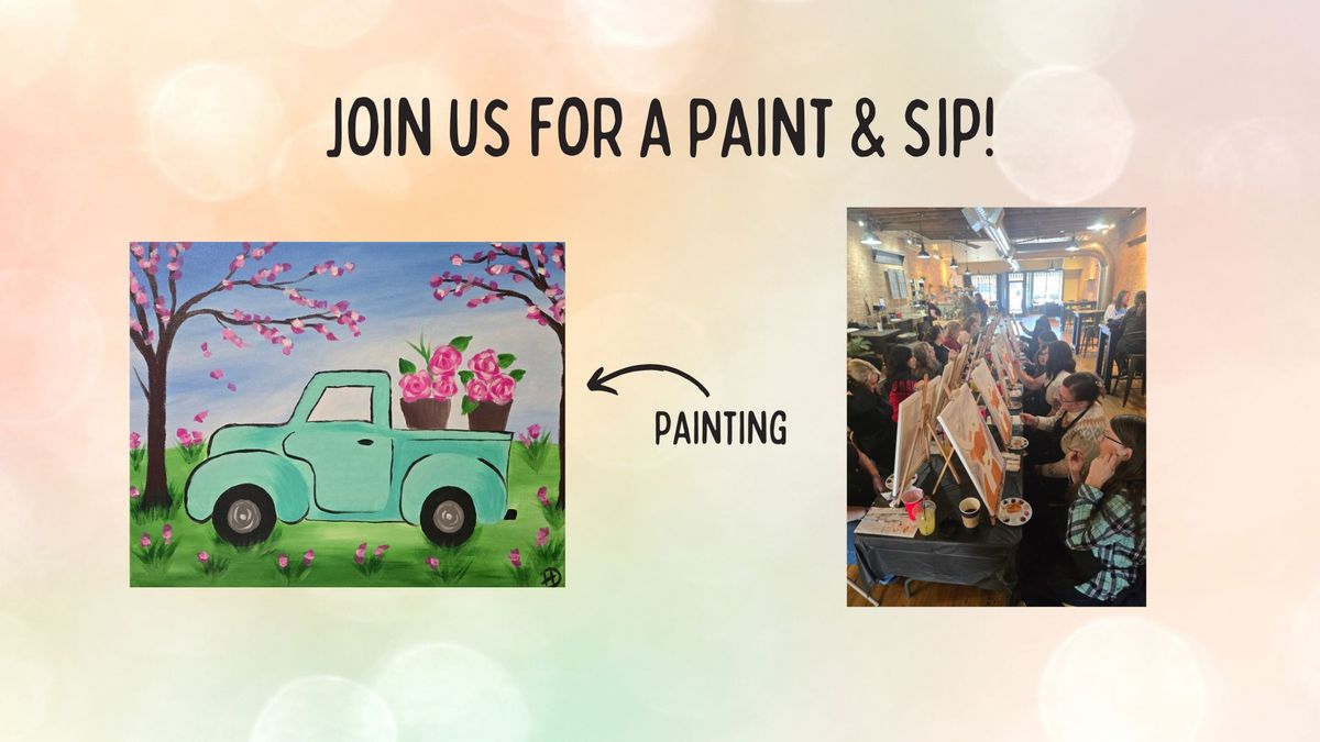 Paint & Sip at Wolf & Honey!