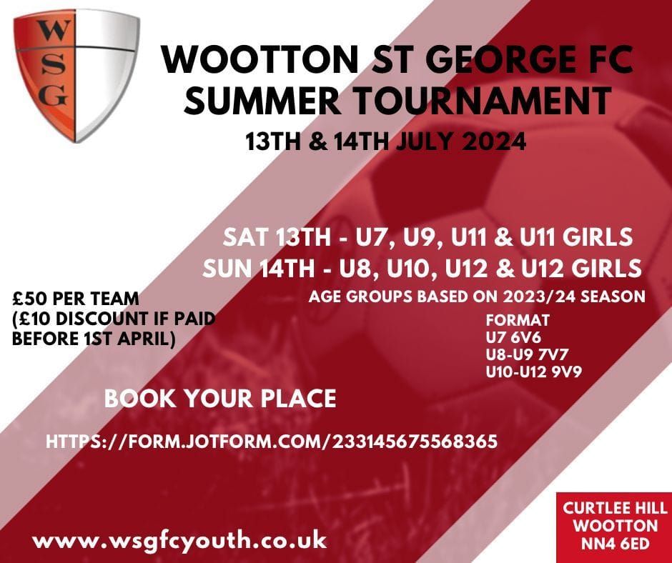 Wootton St George Youth FC Summer Tournament