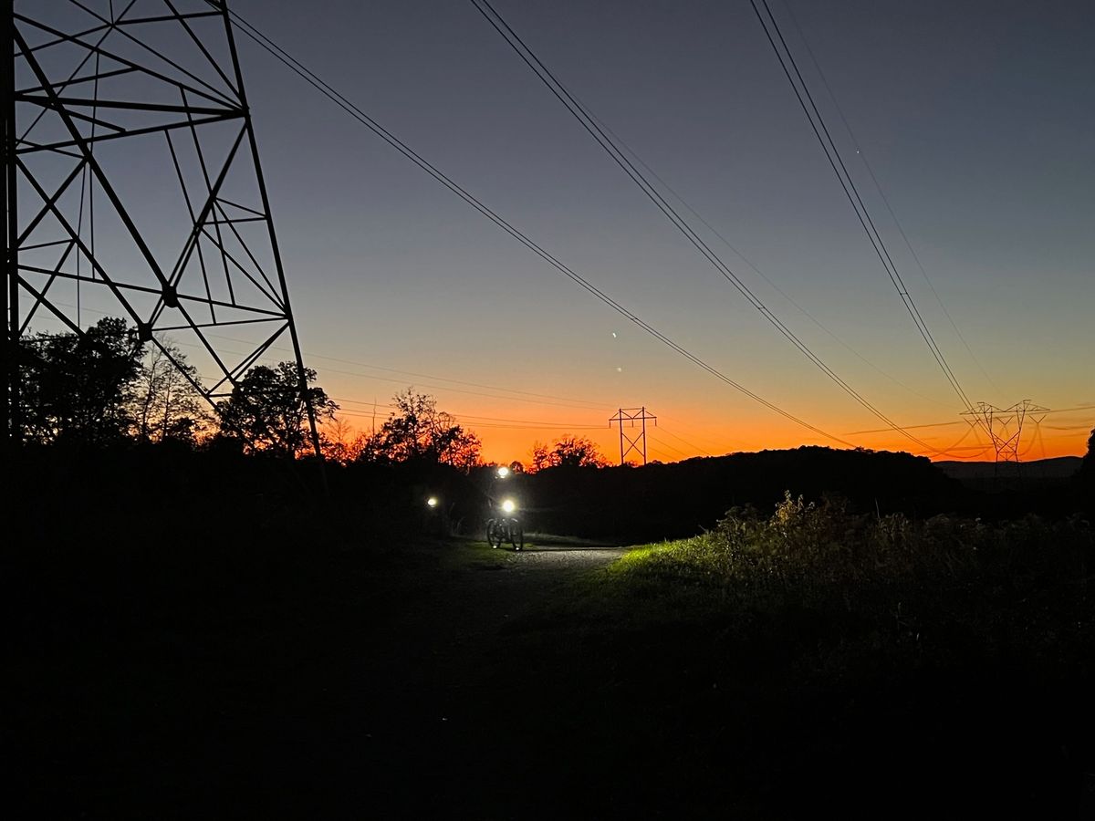 Group Night Ride at Rocky Ridge