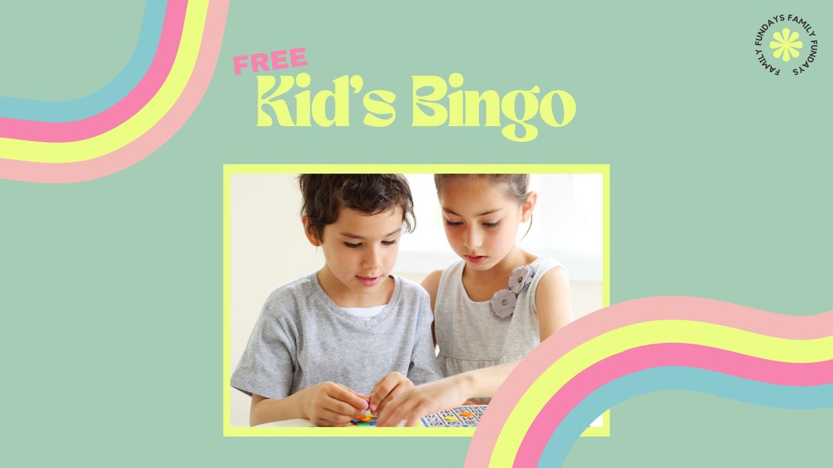 FREE Kid's Bingo Workshop | January