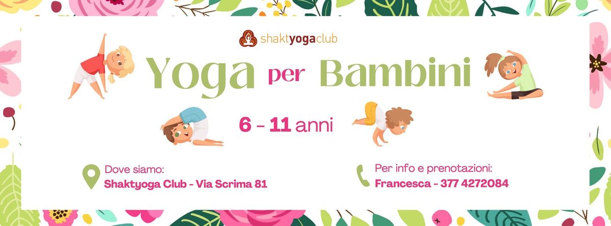 Corso di Yoga per Bambini 6-11 anni - Ancona