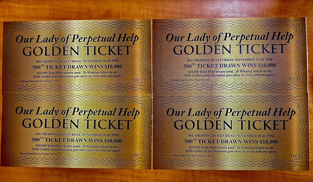 Golden Ticket Drawing Party