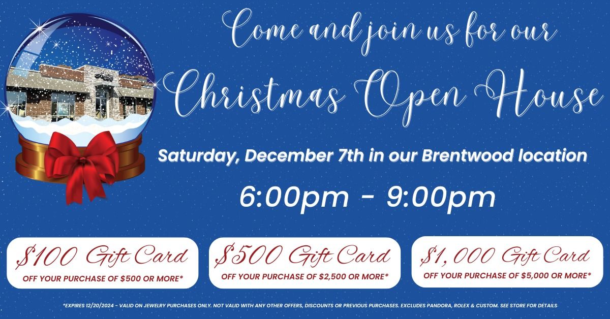 American Jewelry Christmas Open House (Brentwood)