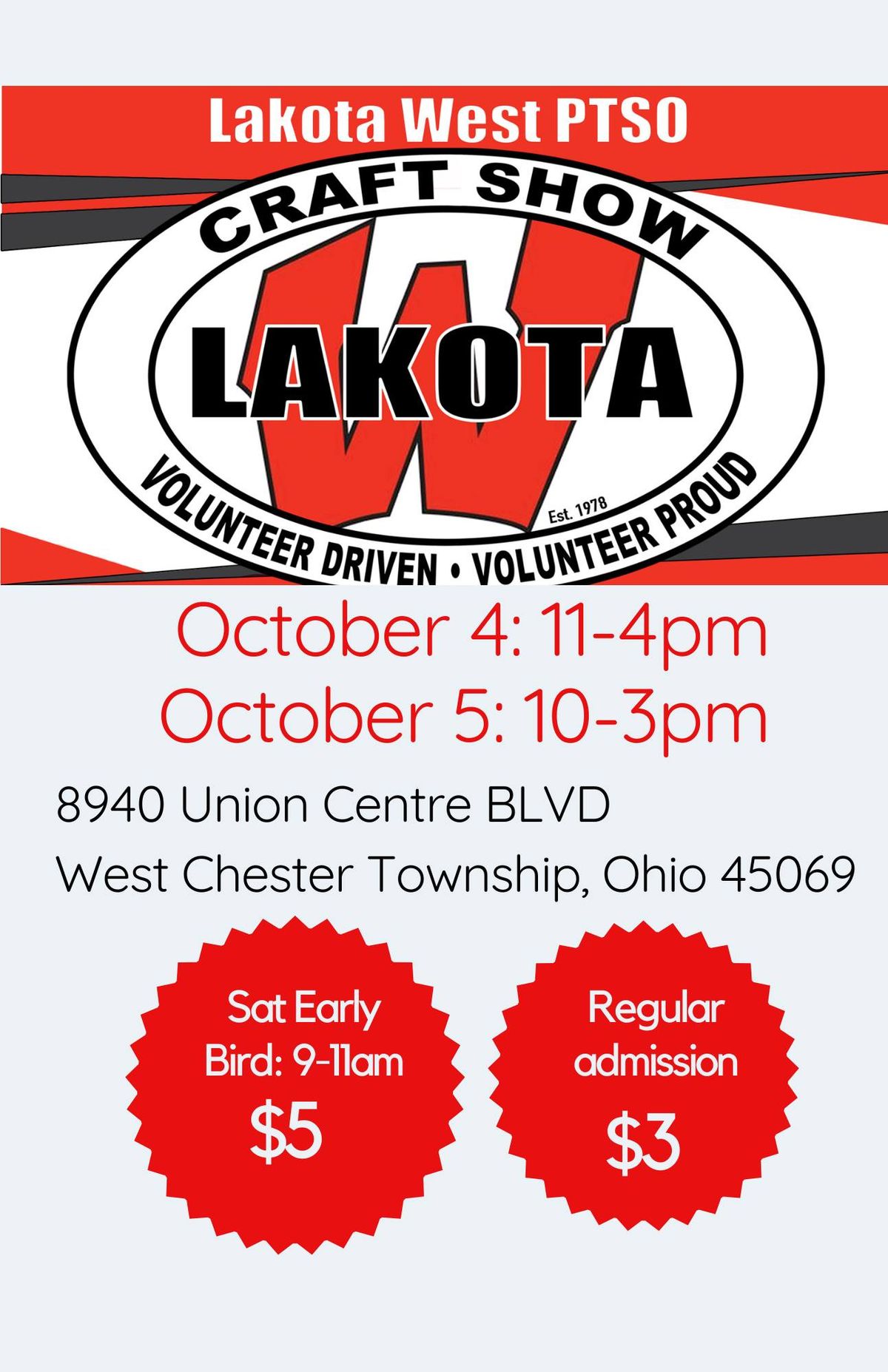 Lakota West PTSO Craft Show