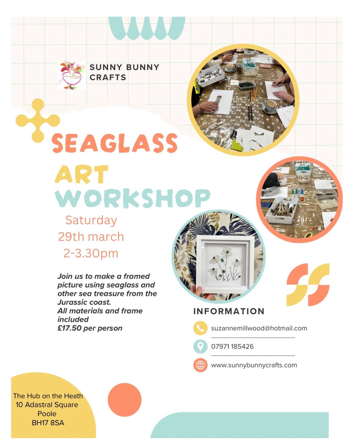 Seaglass art workshop