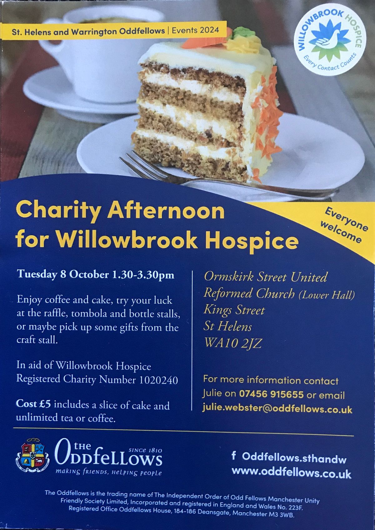 Charity Afternoon for Willowbrook Hospice