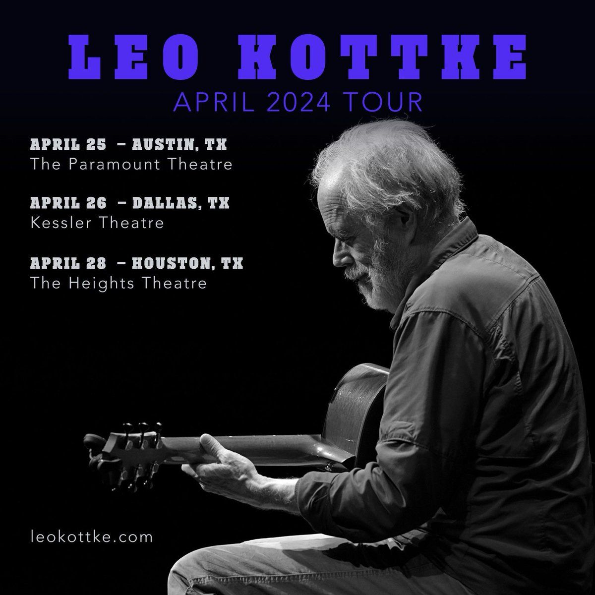 Leo Kottke at Paramount Theatre Austin