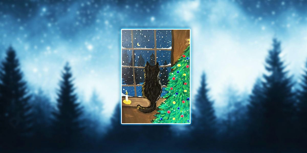 Christmas Kitty Paint-n-Sip