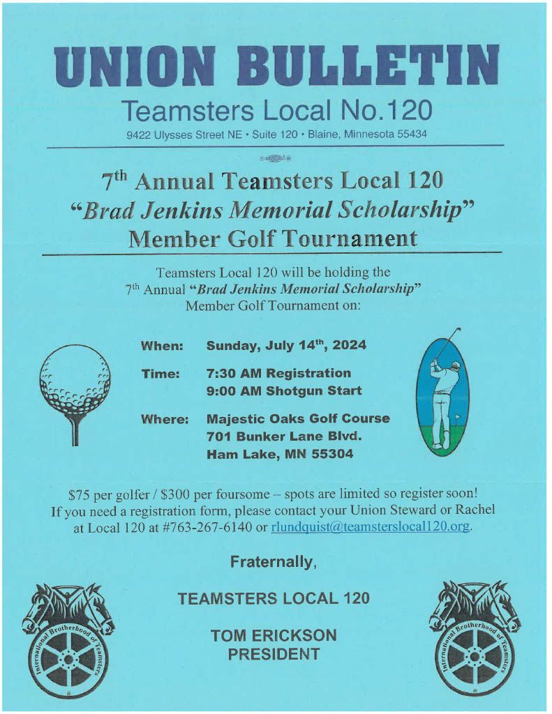 7th Annual Brad Jenkins Memorial Scholarship Golf Tournament