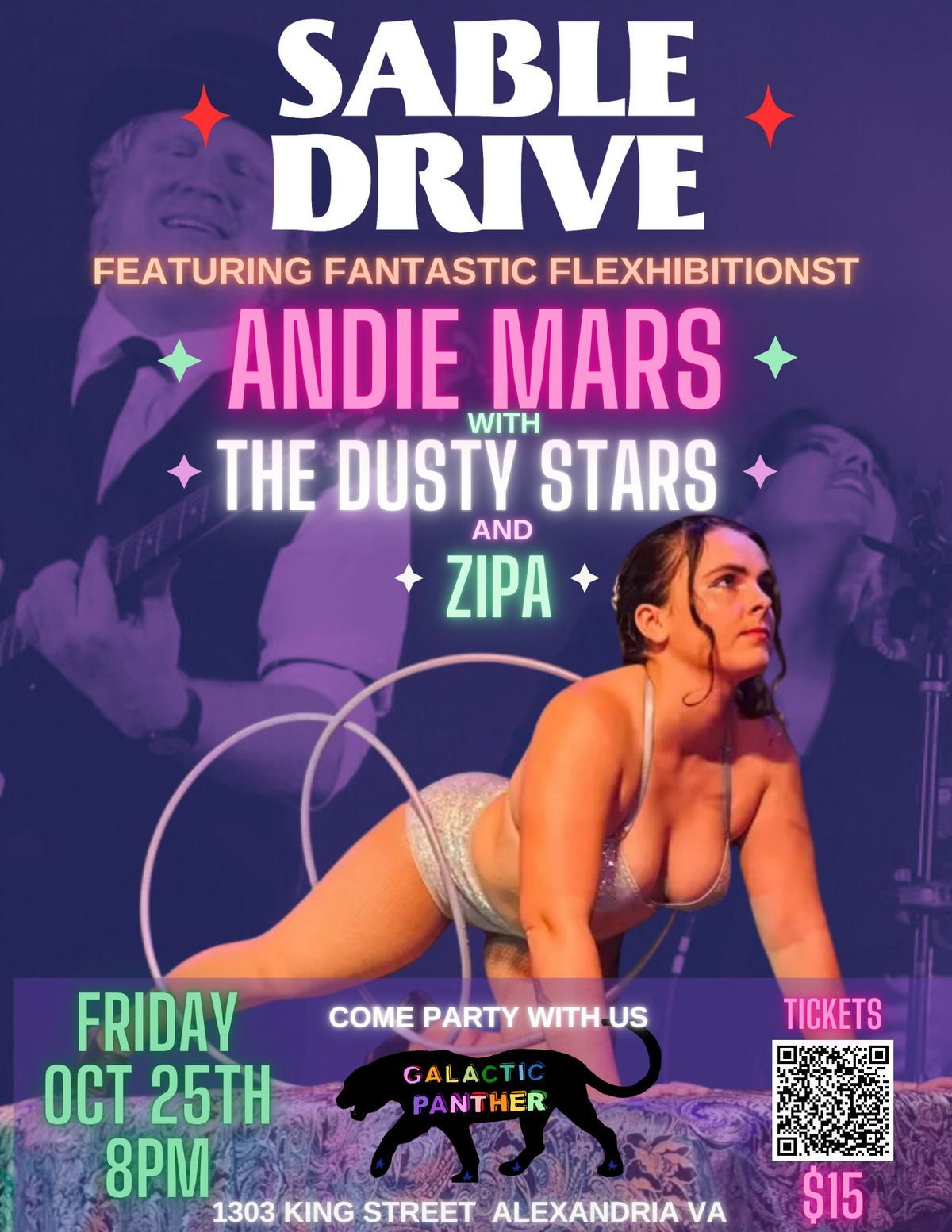 Sable Drive with Andie Mars, Zipa and The Dusty Stars