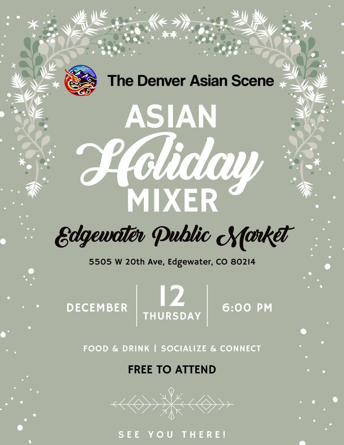 Asian Holiday Mixer - Edgewater Public Market