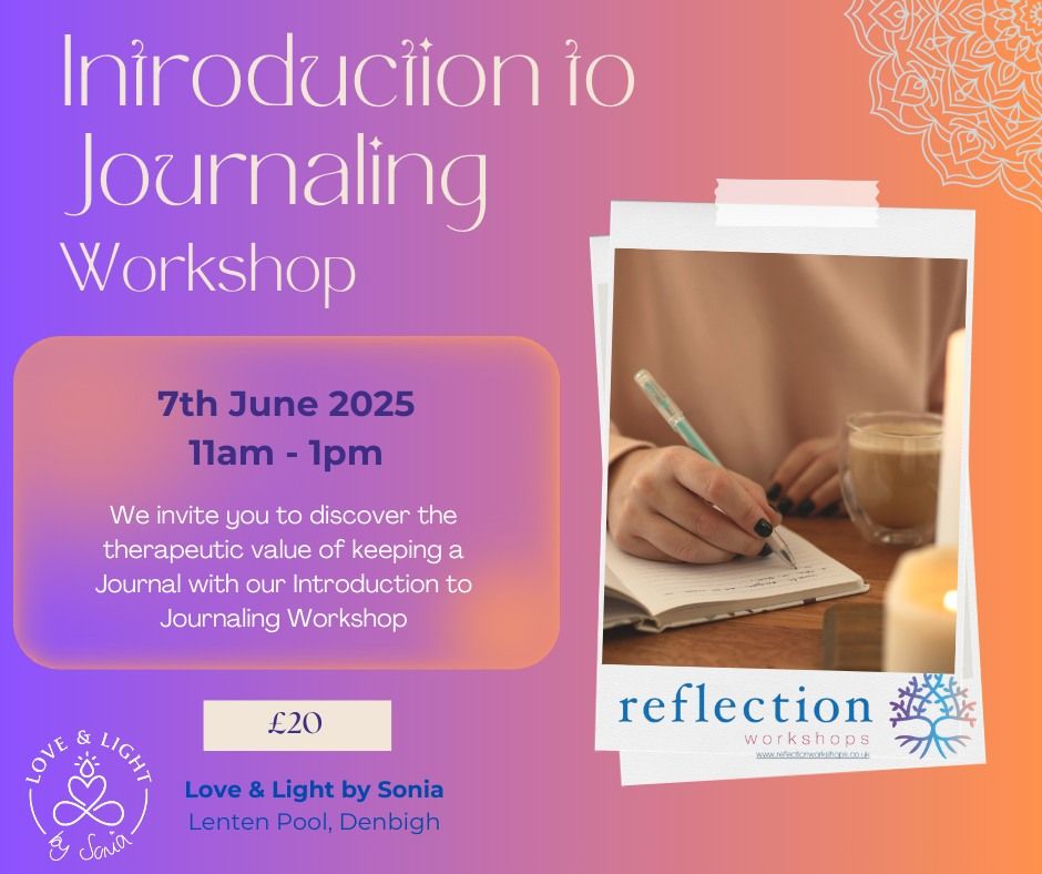 Introduction to Journaling Workshop at Love & Light by Sonia - Suitable for beginners