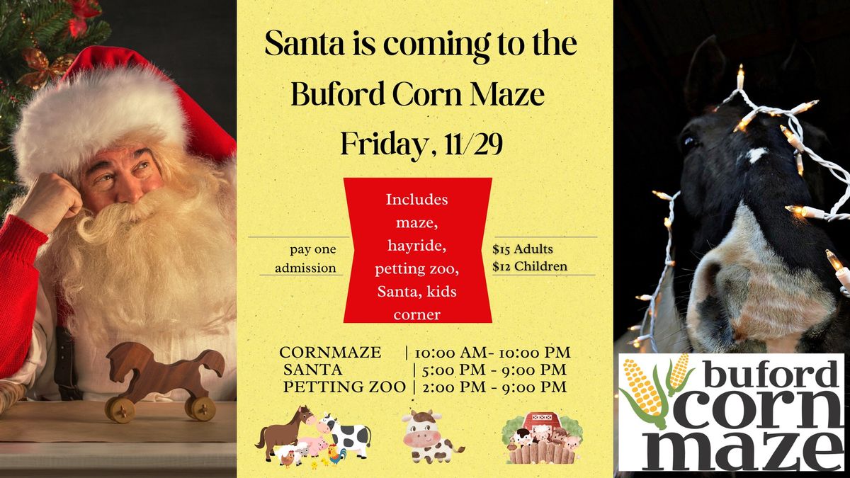 Santa Claus is coming to the farm! 